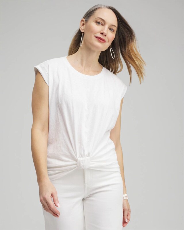Knot Front Tee - image 1